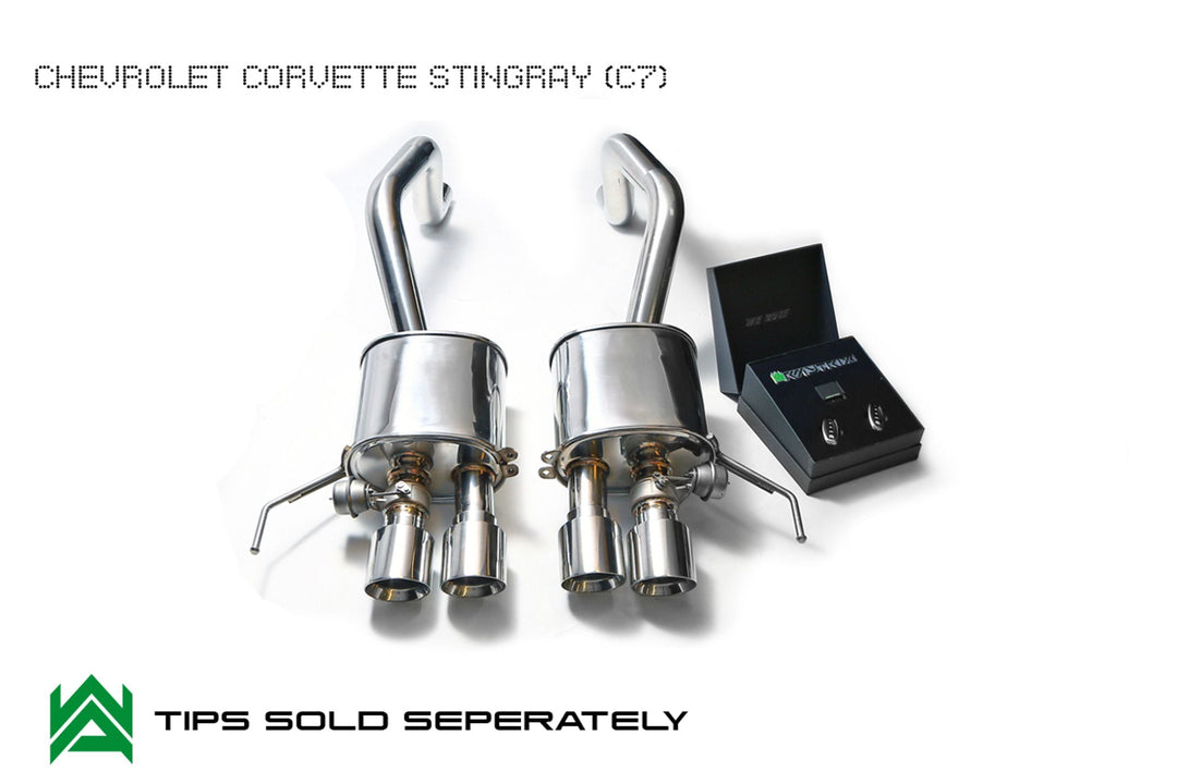 Armytrix - CHEVROLET CORVETTE Z06 C7 6.2L - Axle-back Stainless Steel  - CZ6C7