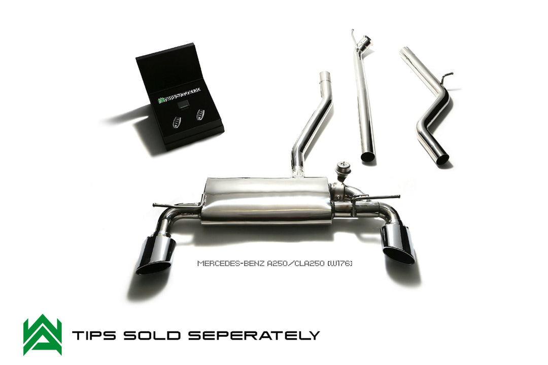 Armytrix - MERCEDES-BENZ CLA X117 CLA250 SHOOTING BRAKE - Cat-back Stainless Steel  - MBL25-C