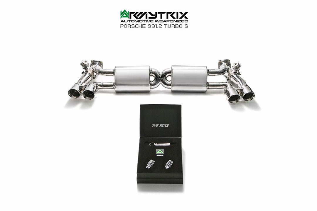 Armytrix - PORSCHE 911 997 MK1 3.6L TURBO - Cat-back Stainless Steel  - P97TT-QS