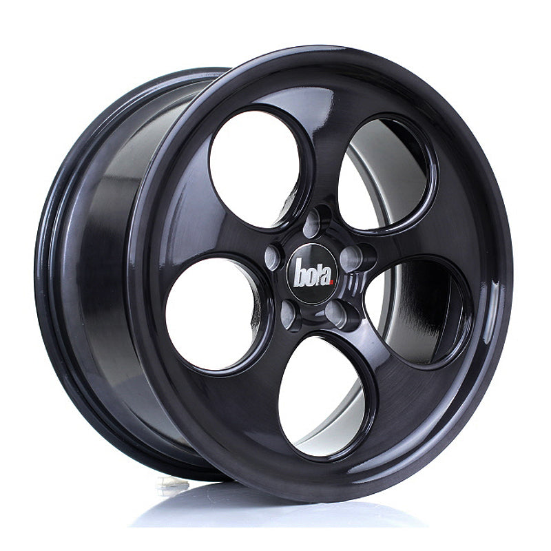 BOLA B5 BLACK BRUSHED POLISHED FACE