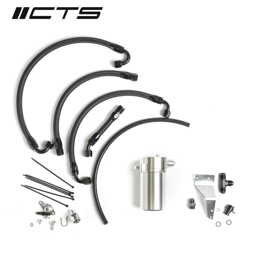 CTS Turbo - MK5 FSI Catch Can Kit for Billet Valve Cover - CTS-CC-MK5-250