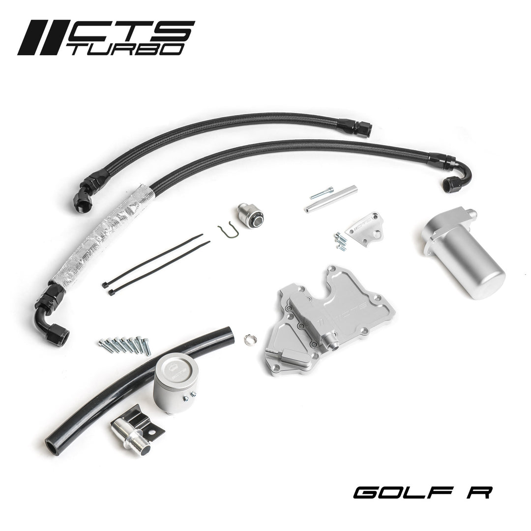 CTS Turbo - MK7 Golf R / 8V S3 Catch Can Kit - CTS-CC-MK7GRS3