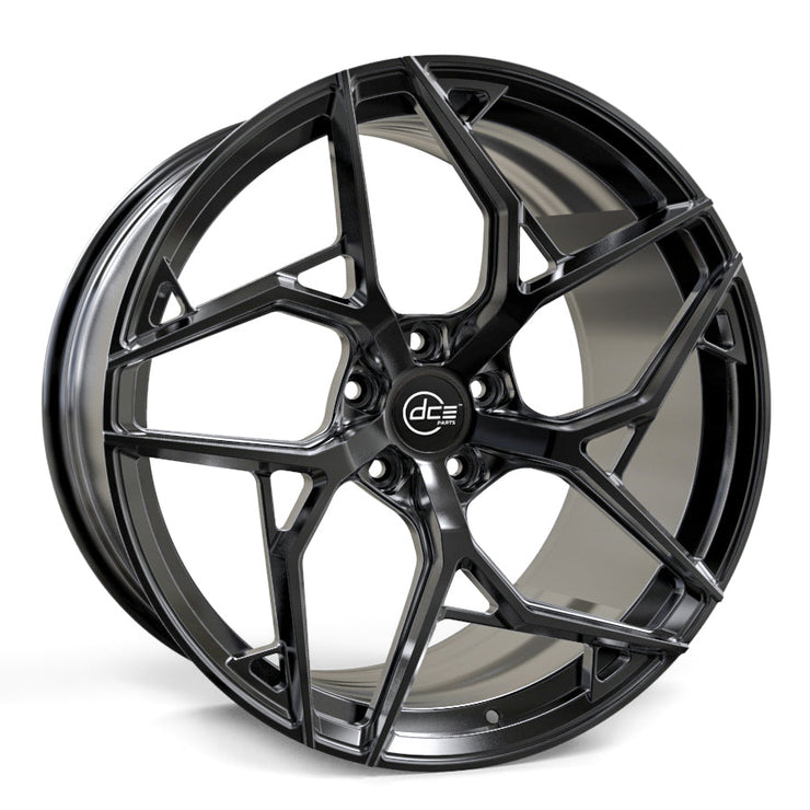 DCE Parts - DF-15 Forged 1-Piece Wheels Gloss Black