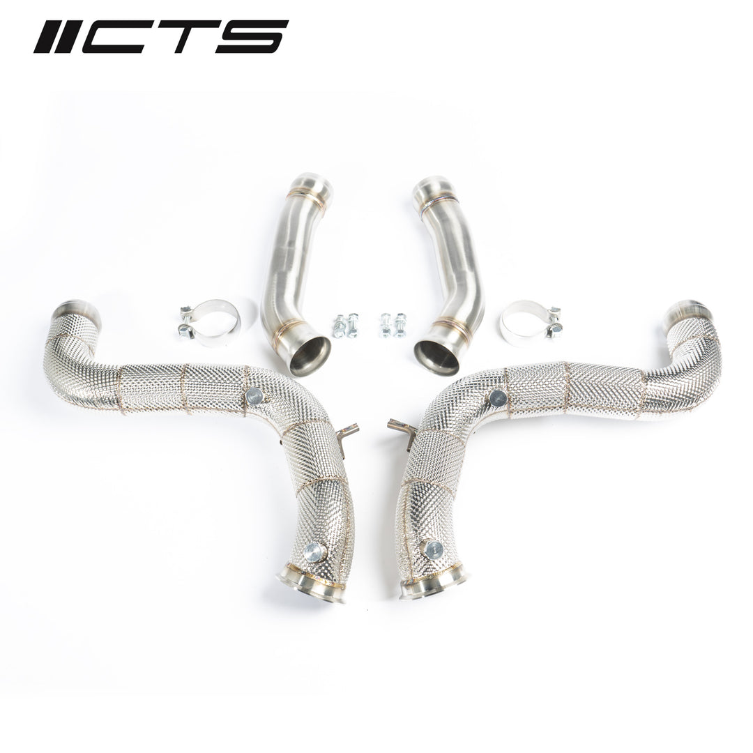 CTS Turbo - MERCEDES-BENZ AMG W205/M177 C63/63S DOWNPIPES - CTS-EXH-DP-0030
