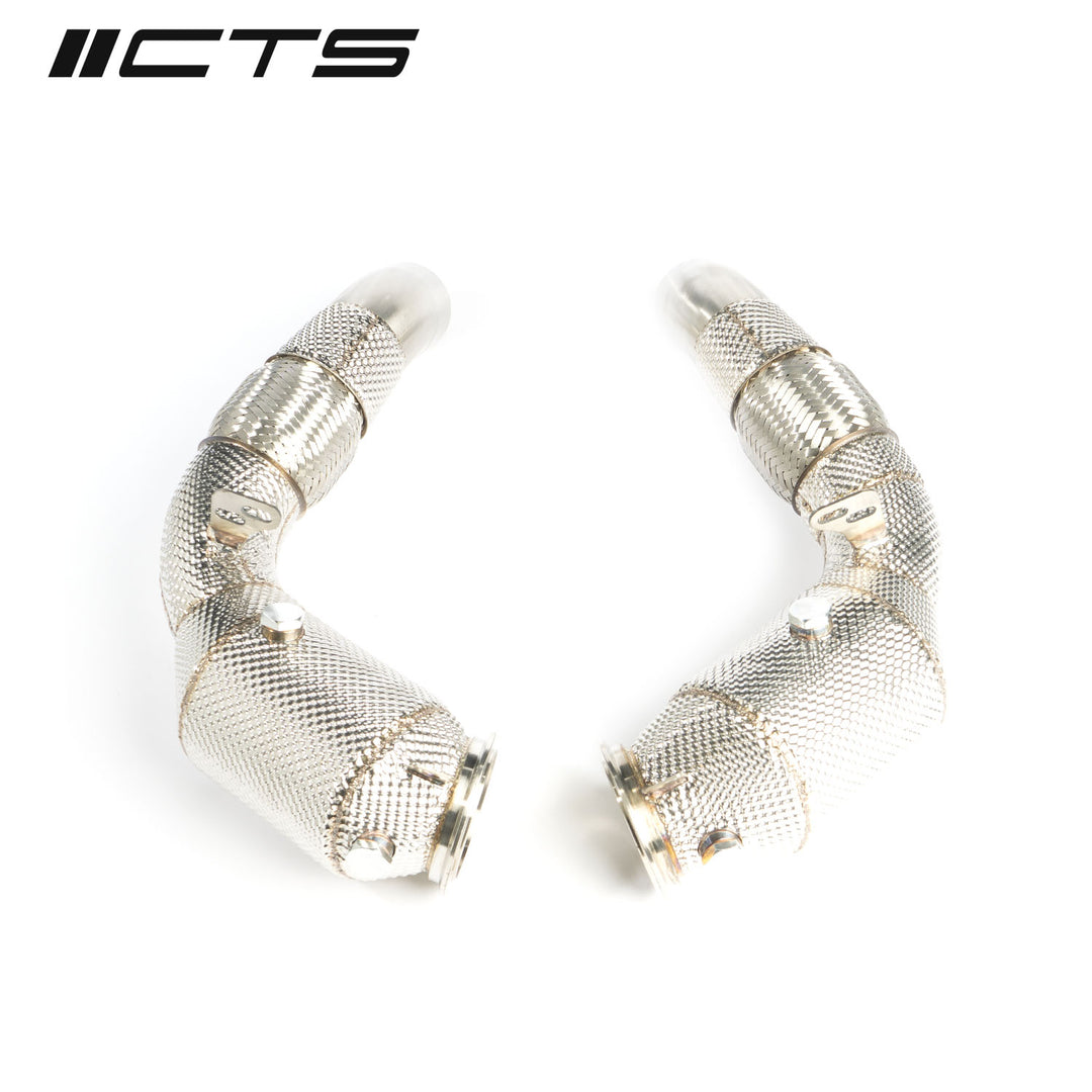 CTS Turbo - BMW S63 F10 M5/M5C & F06/F12/F13 M6/M6C High-Flow CATS - CTS-EXH-DP-0034-CAT