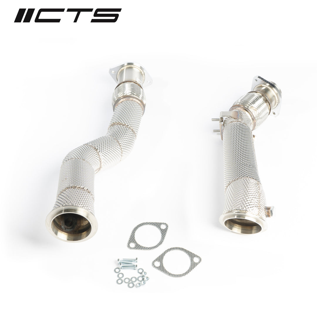 CTS Turbo - BMW S58 F97/G01 X3M/X3MC & F98/G02 X4M/X4MC Downpipes - CTS-EXH-DP-0043