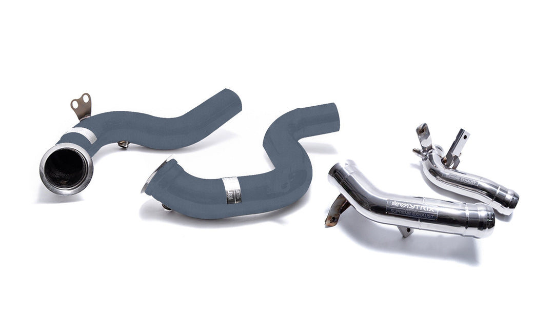 Armytrix - MERCEDES-BENZ E-CLASS W213 E63 AMG - Ceramic Coated Downpipe (OPF) Stainless Steel  - MB136-6DDC