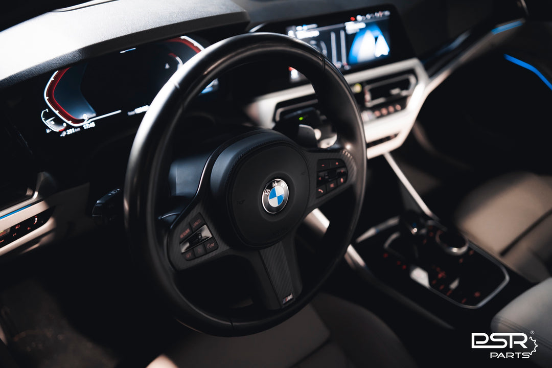 BMW Pre-Preg Carbon Fibre Steering Wheel Trim for BMW M Sport Steering Wheel (F40 F44 G20 G21 G22 G23 G26 G80 G82 G42 G30 G31 F90)