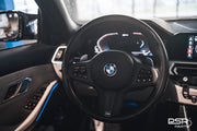 BMW Pre-Preg Koolstofvezel Stuurwiel Trim voor BMW M Sport Stuurwiel (F40 F44 G20 G21 G22 G23 G26 G80 G82 G42 G30 G31 F90)