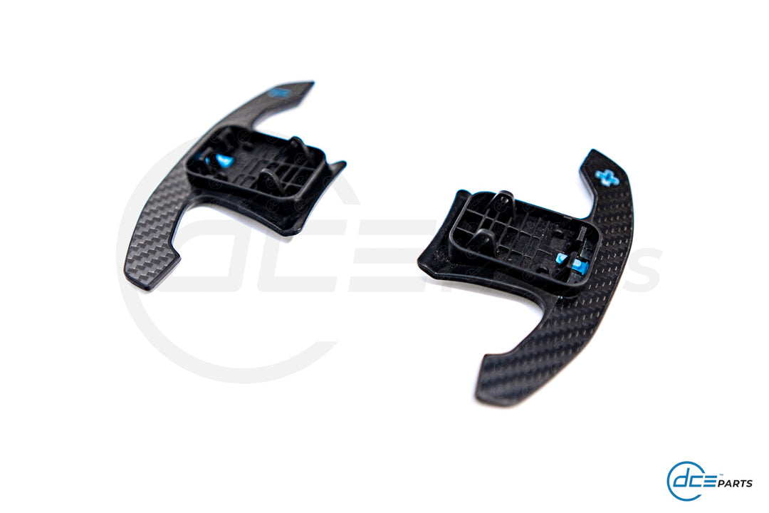 DCE Parts - BMW/MINI F & G-Series Shifter Paddles Blue (F30 F32 F33 F80 F82 F87 - F40 F44 G20 G21 G22 G23 G26 G80 G82 G42 G30 G31 F90)