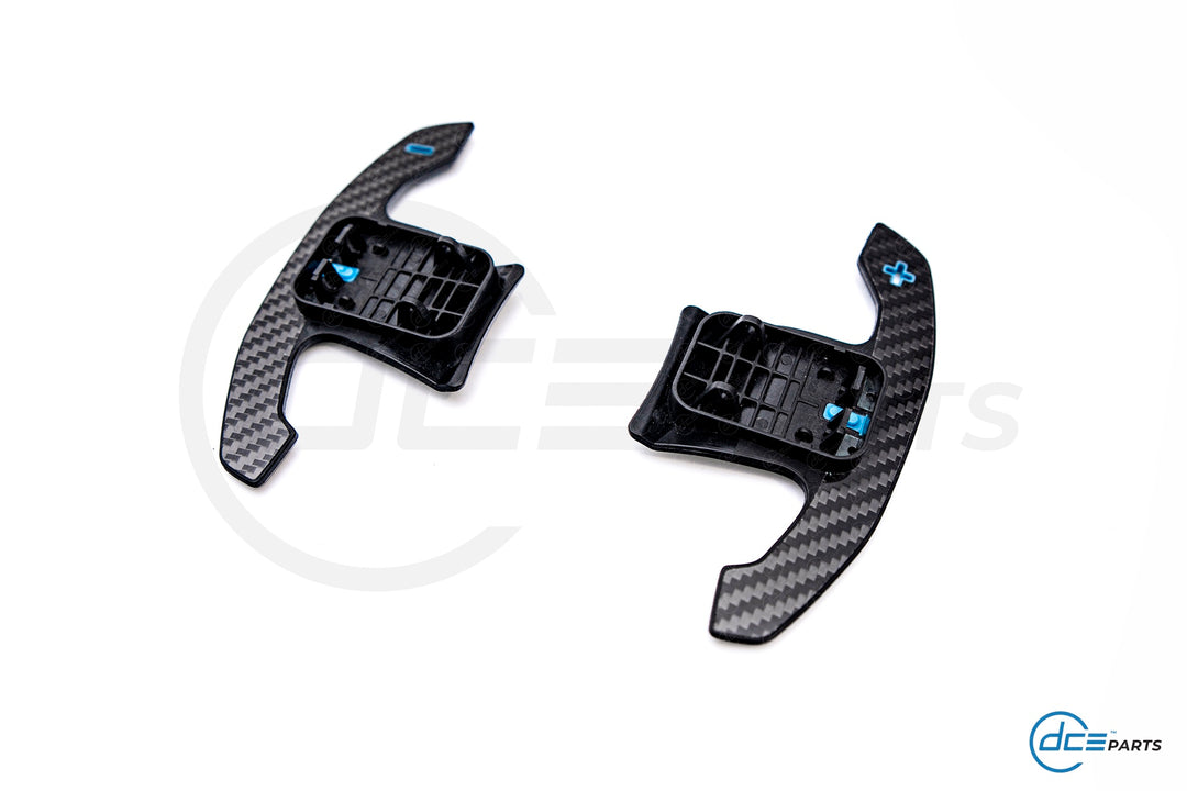 DCE Parts - BMW/MINI F & G-Series Shifter Paddles Blue (F30 F32 F33 F80 F82 F87 - F40 F44 G20 G21 G22 G23 G26 G80 G82 G42 G30 G31 F90)