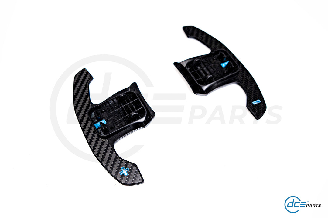 DCE Parts - BMW/MINI F & G-Series Shifter Paddles Blue (F30 F32 F33 F80 F82 F87 - F40 F44 G20 G21 G22 G23 G26 G80 G82 G42 G30 G31 F90)