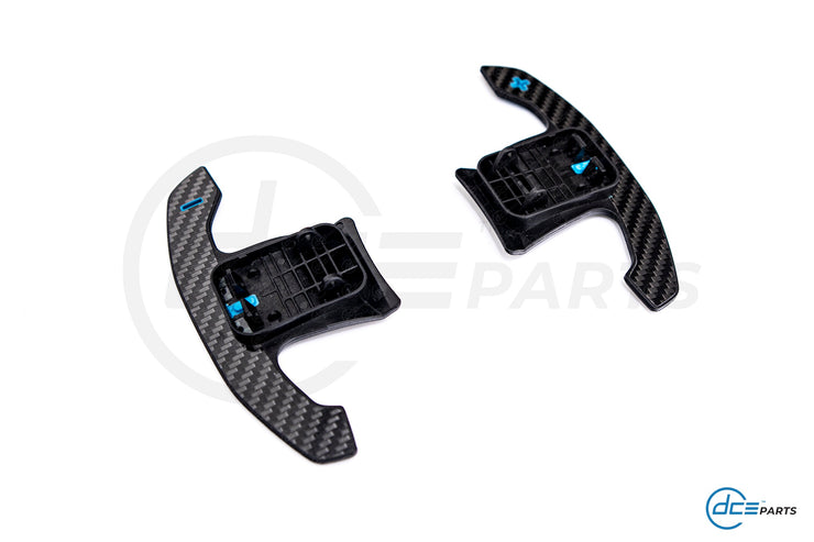 DCE Parts - BMW/MINI F & G-Series Shifter Paddles Blue (F30 F32 F33 F80 F82 F87 - F40 F44 G20 G21 G22 G23 G26 G80 G82 G42 G30 G31 F90)