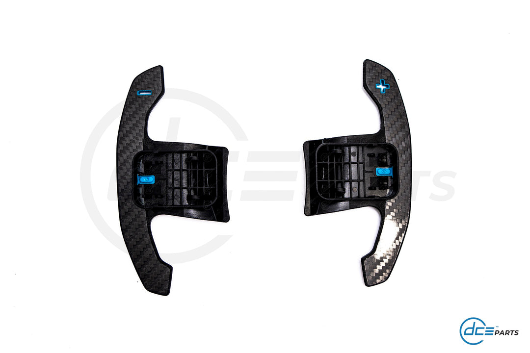 DCE Parts - BMW/MINI F & G-Series Shifter Paddles Blue (F30 F32 F33 F80 F82 F87 - F40 F44 G20 G21 G22 G23 G26 G80 G82 G42 G30 G31 F90)
