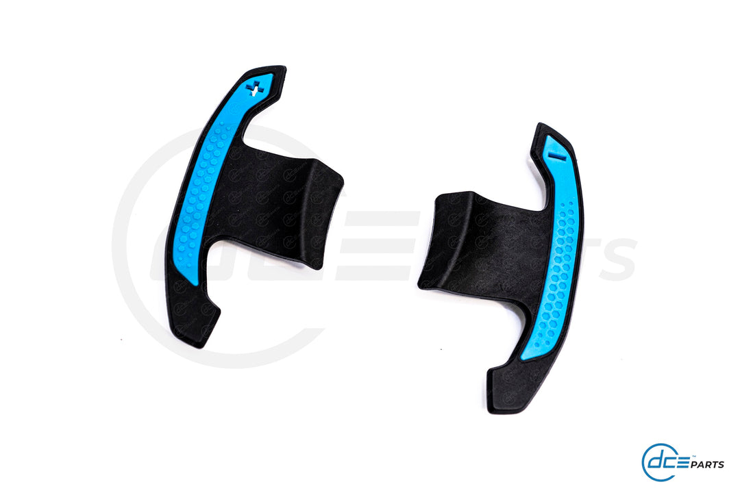 DCE Parts - BMW/MINI F & G-Series Shifter Paddles Blue (F30 F32 F33 F80 F82 F87 - F40 F44 G20 G21 G22 G23 G26 G80 G82 G42 G30 G31 F90)