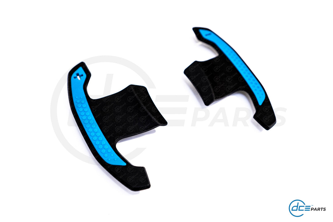 DCE Parts - BMW/MINI F & G-Series Shifter Paddles Blue (F30 F32 F33 F80 F82 F87 - F40 F44 G20 G21 G22 G23 G26 G80 G82 G42 G30 G31 F90)