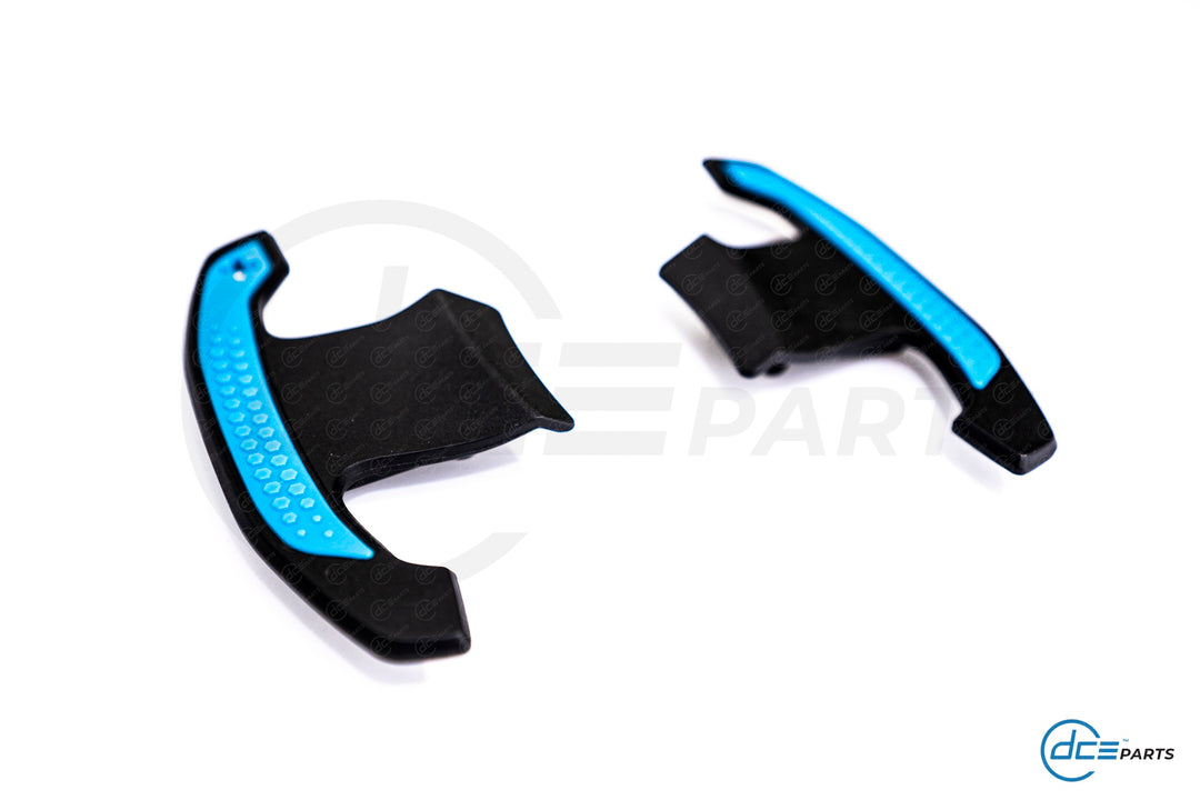 DCE Parts - BMW/MINI F & G-Series Shifter Paddles Blue (F30 F32 F33 F80 F82 F87 - F40 F44 G20 G21 G22 G23 G26 G80 G82 G42 G30 G31 F90)
