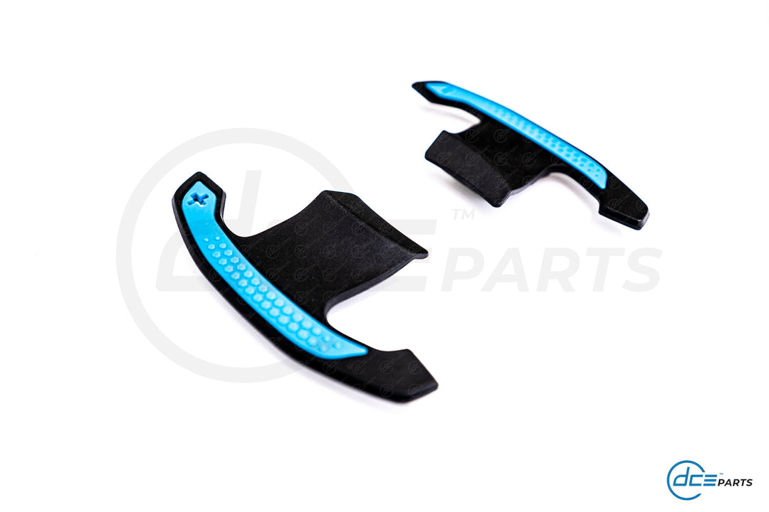 DCE Parts - BMW/MINI F & G-Series Shifter Paddles Blue (F30 F32 F33 F80 F82 F87 - F40 F44 G20 G21 G22 G23 G26 G80 G82 G42 G30 G31 F90)