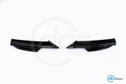 DCE Parts - Splitter Flaps for M-Sport Front Bumper BMW E90 E91 PRE-LCI - Gloss Black