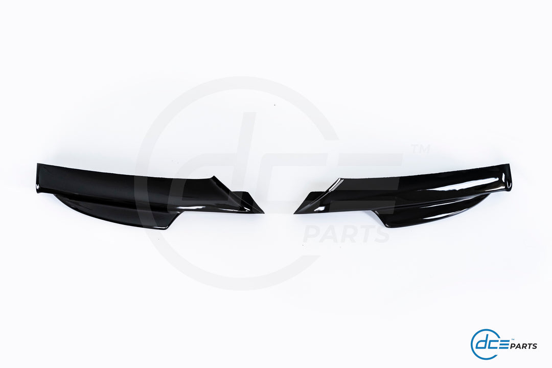 DCE Parts - Splitter Flaps for M-Sport Front Bumper BMW E90 E91 PRE-LCI - Gloss Black