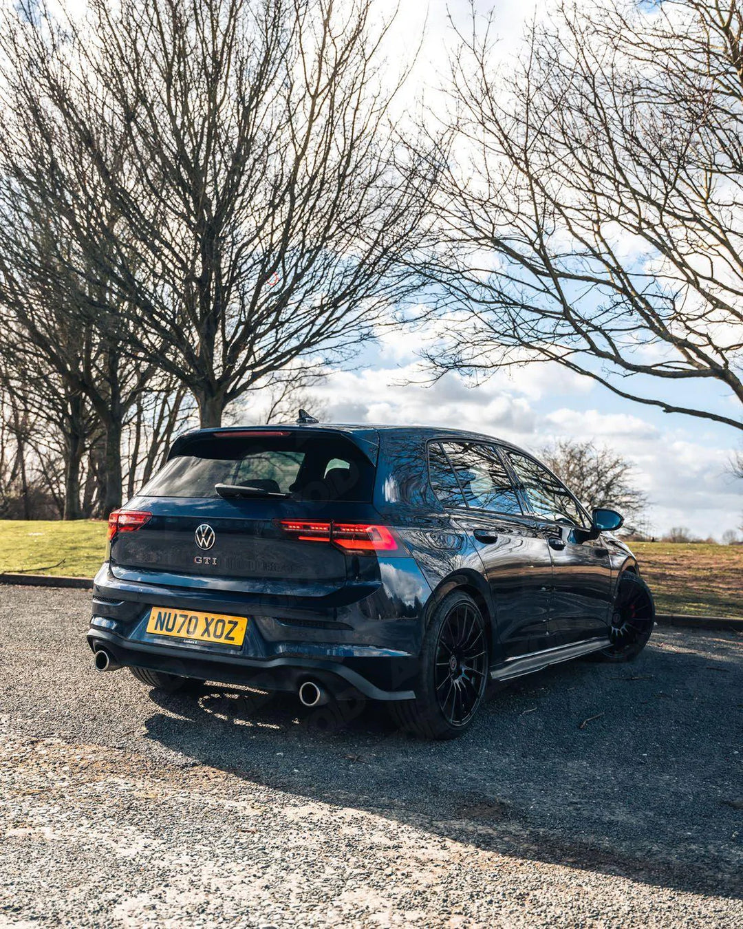 Acexxon Honeycomb Rear Reflector Inserts for VW Golf, GTI & R (2019+, Mk8)