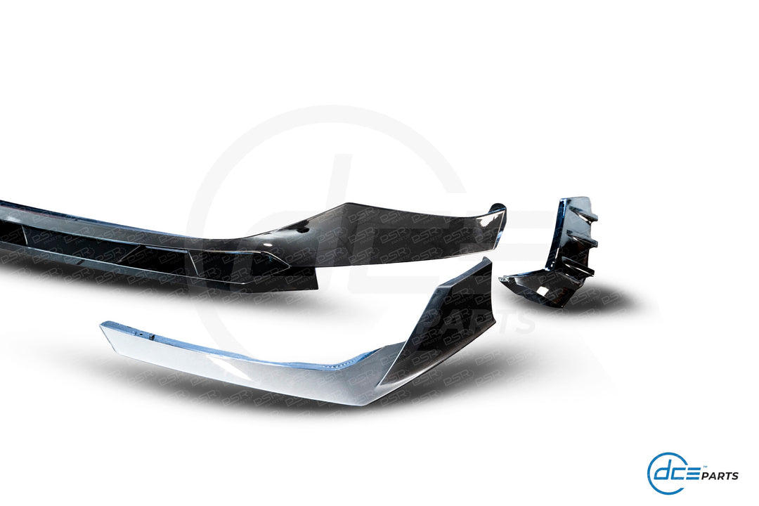 DCE Parts - 5 Piece GTS M-Sport Front Splitter - BMW 3 SERIES G20/G21 Pre-LCI - Gloss Black