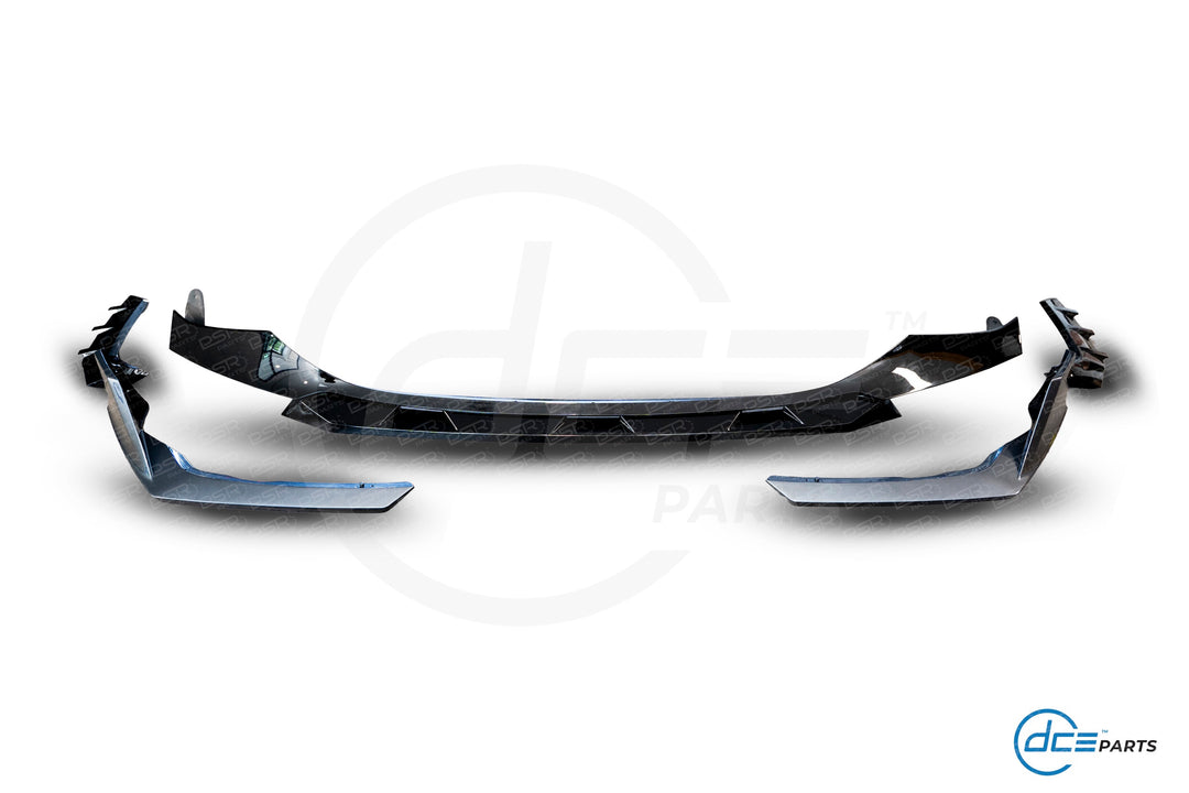 DCE Parts - 5 Piece GTS M-Sport Front Splitter - BMW 3 SERIES G20/G21 Pre-LCI - Gloss Black
