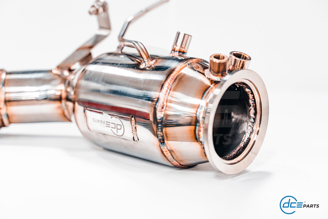 DCE Parts - BMW M57N2 3.0D 3.0 76mm / 3.5 Inch 89mm Downpipe - E90 E91 E92 E93 335D / E60 E61 535D / E63 E64 635D