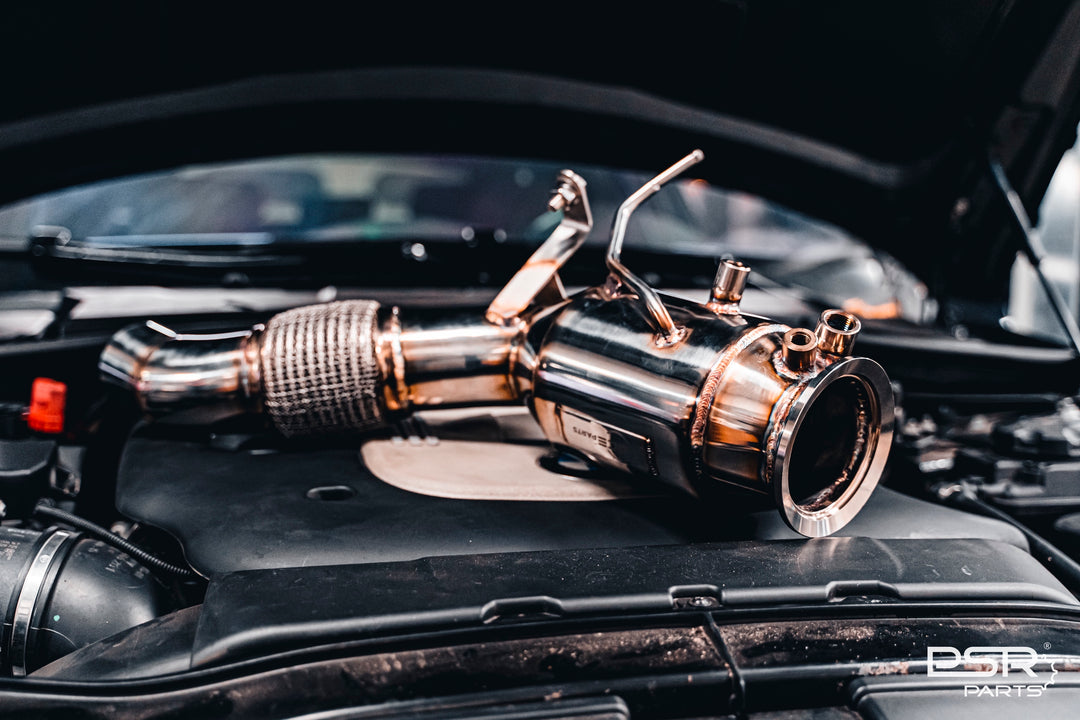 DCE Parts - BMW M57N2 3.0D 3.0 76mm / 3.5 Inch 89mm Downpipe - E90 E91 E92 E93 335D / E60 E61 535D / E63 E64 635D