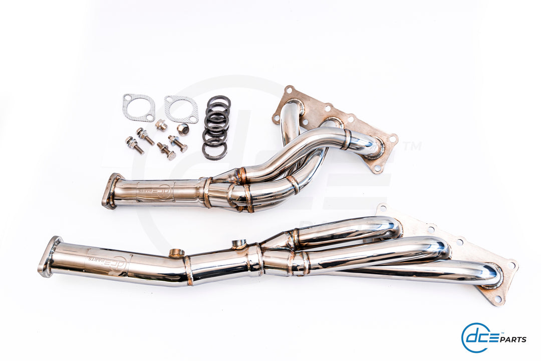 DCE Parts - EURO Spec Catless Race Headers for BMW N52 N53 128i 325i 328i 330i X1 E84 E81 X5 E70 E82 E87 E88 E90 E91 E92 E93