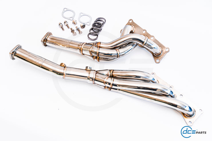 DCE Parts - EURO Spec Catless Race Headers for BMW N52 N53 128i 325i 328i 330i X1 E84 E81 X5 E70 E82 E87 E88 E90 E91 E92 E93