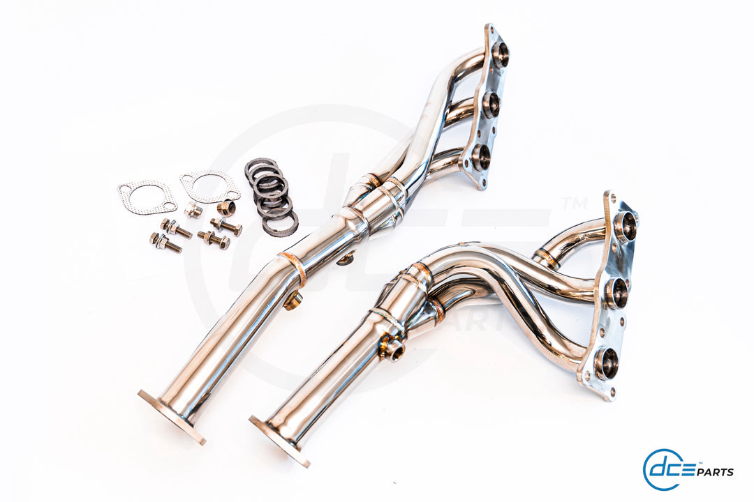 DCE Parts - EURO Spec Catless Race Headers for BMW N52 N53 128i 325i 328i 330i X1 E84 E81 X5 E70 E82 E87 E88 E90 E91 E92 E93