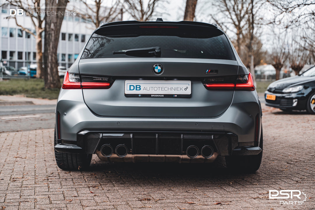 BMW G80 G81 M3 & G82 G83 M4 Carbon Fibre M Style Rear Diffuser