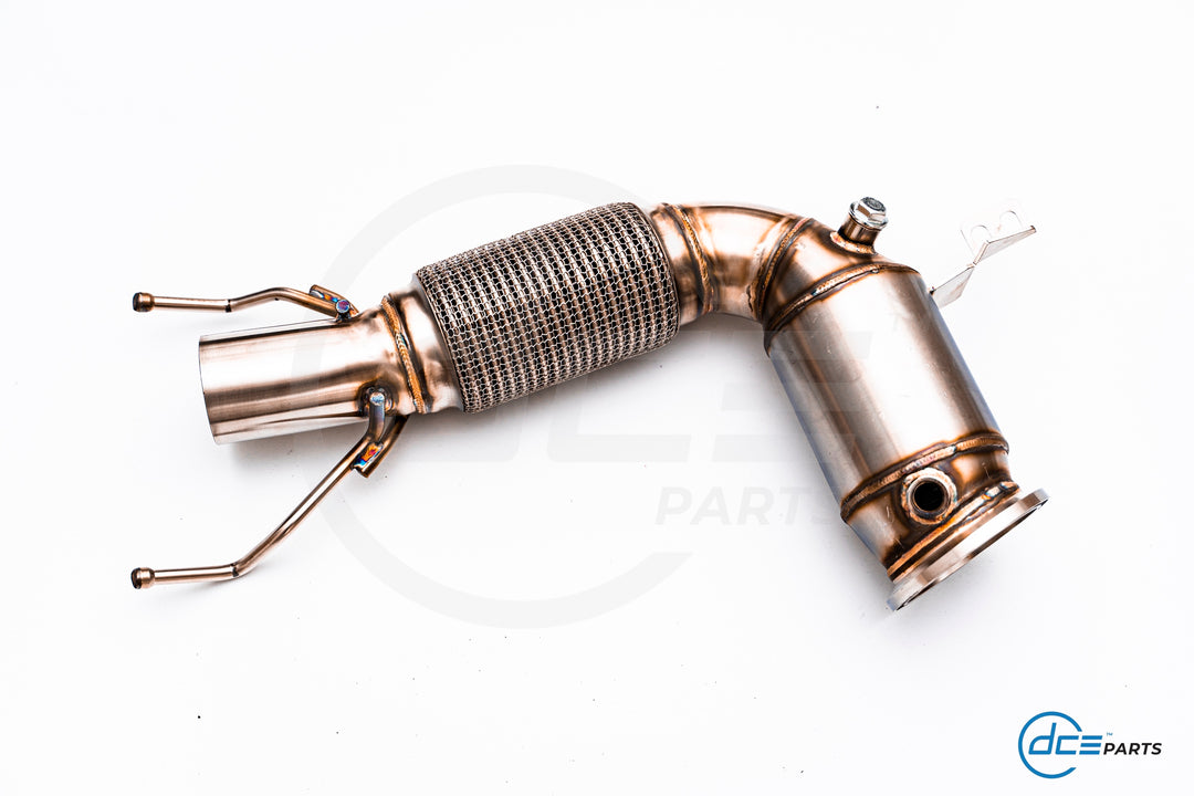 DCE Parts - B48 Downpipe - BMW F40 M135i, F44 M235i, F45 220i, 225i, X1 F48 20i 25i X2 F39 20i 25i M35i xDrive, MINI F54 F55 F56 F57 F60 Cooper S / JCW