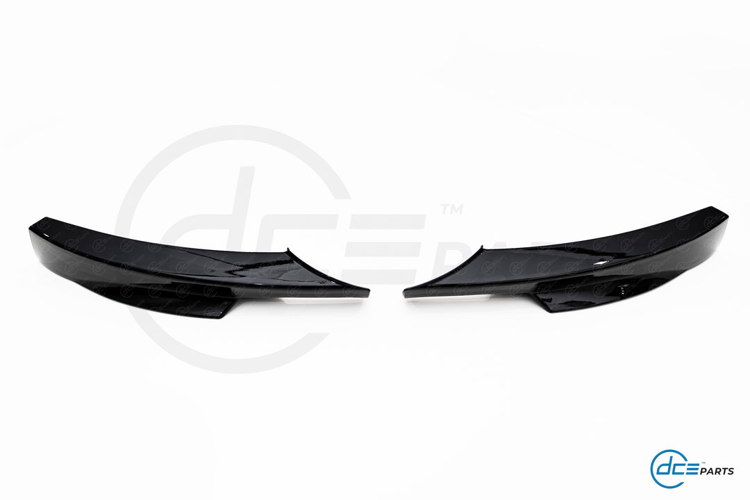 DCE Parts - Splitter Flaps for M-Sport Front Bumper BMW E90 E91 LCI - Gloss Black