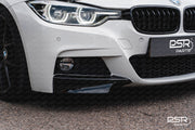 DCE Parts - Splitter Flaps for M-Sport Front Bumper BMW F30 F31 - Gloss Black