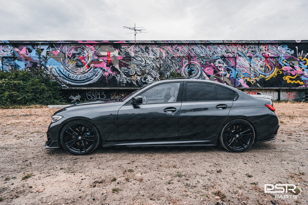 DCE Parts - 5 Piece GTS M-Sport Front Splitter - BMW 3 SERIES G20/G21 Pre-LCI - Gloss Black