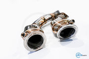 DCE Parts -  BMW S55B30 / S55 M3 F80 / M4 F82 F83 / M2 F87 - Catless / Catlook / High Flow Cat Downpipe