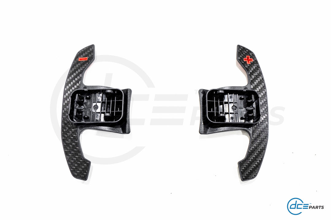 DCE Parts - BMW/MINI F & G-Series Shifter Paddles Red (F30 F32 F33 F80 F82 F87 - F40 F44 G20 G21 G22 G23 G26 G80 G82 G42 G30 G31 F90)
