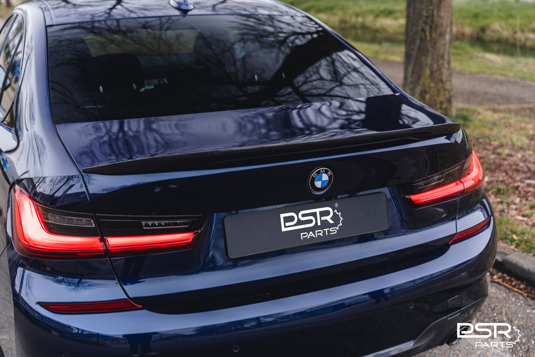 PSR Parts - Carbon Fibre Performance MP Style High Kick Ducktail Rear Spoiler for BMW 3 Series & M3 (2019+, G20 G80)