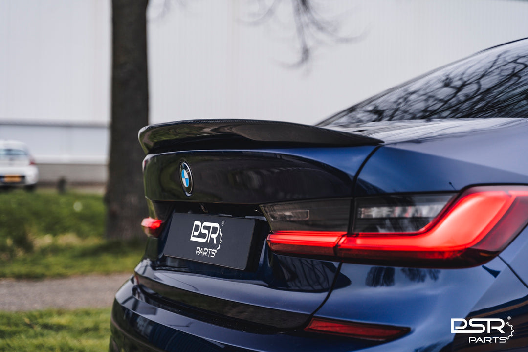 PSR Parts - Carbon Fibre Performance MP Style High Kick Ducktail Rear Spoiler for BMW 3 Series & M3 (2019+, G20 G80)