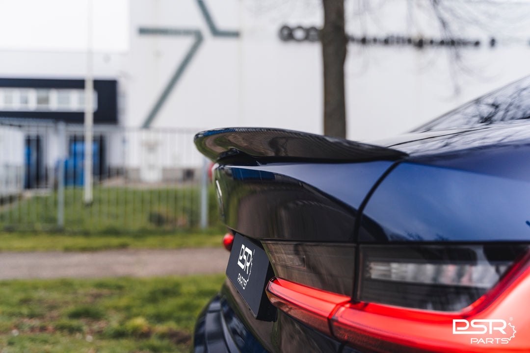 PSR Parts - Carbon Fibre Performance MP Style High Kick Ducktail Rear Spoiler for BMW 3 Series & M3 (2019+, G20 G80)
