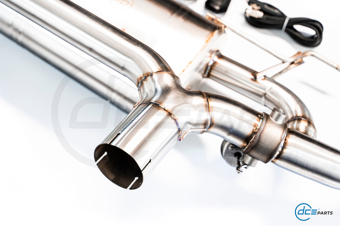 DCE Parts - BMW G20 G21 330e Catback Axleback Slip On Valvetronic Exhaust Rear Muffler