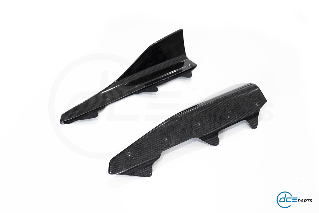 BMW M2 & M2 Competition (2015-2021, F87) Carbon Fibre Performance Side Skirt Winglet Blades