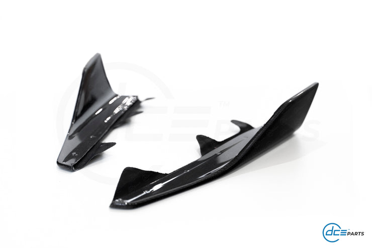 BMW M2 & M2 Competition (2015-2021, F87) Carbon Fibre Performance Side Skirt Winglet Blades