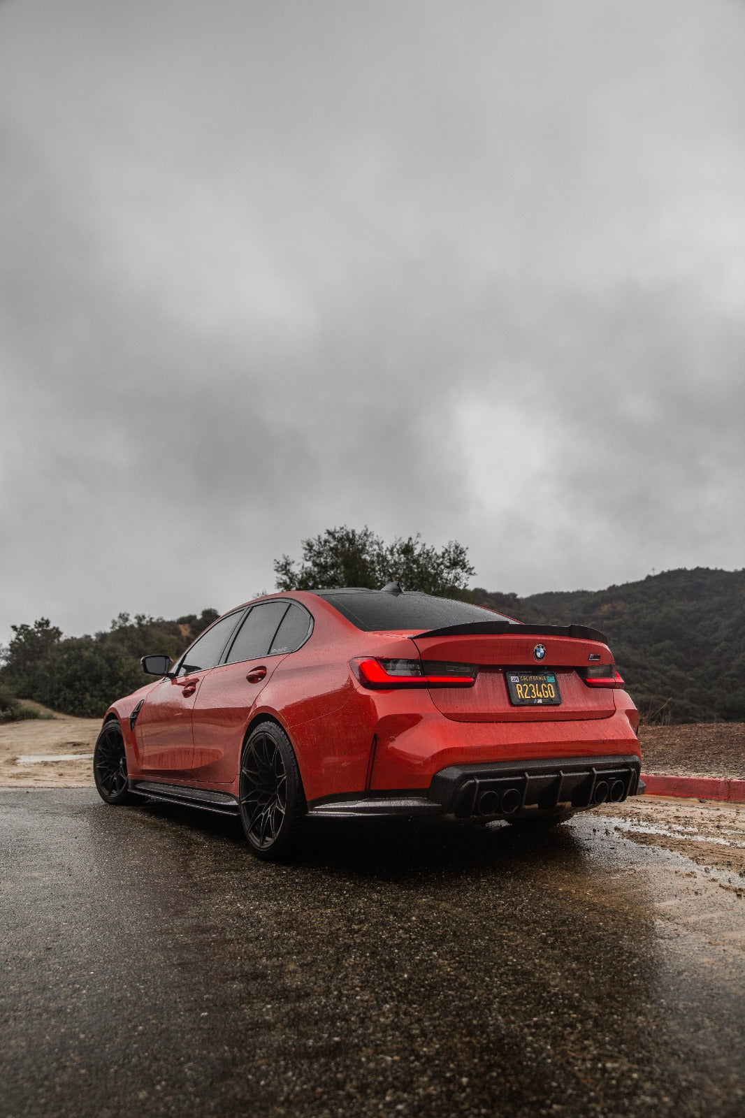 BMW M3 G80 CARBON FIBRE DIFFUSER - CT DESIGN