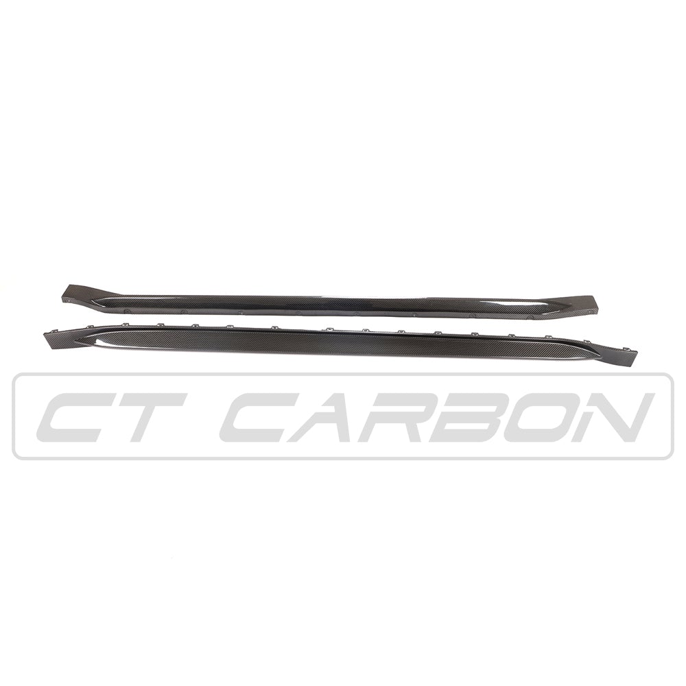 BMW M3 G80 CARBON FIBRE SIDE SKIRT REPLACEMENT - CT DESIGN