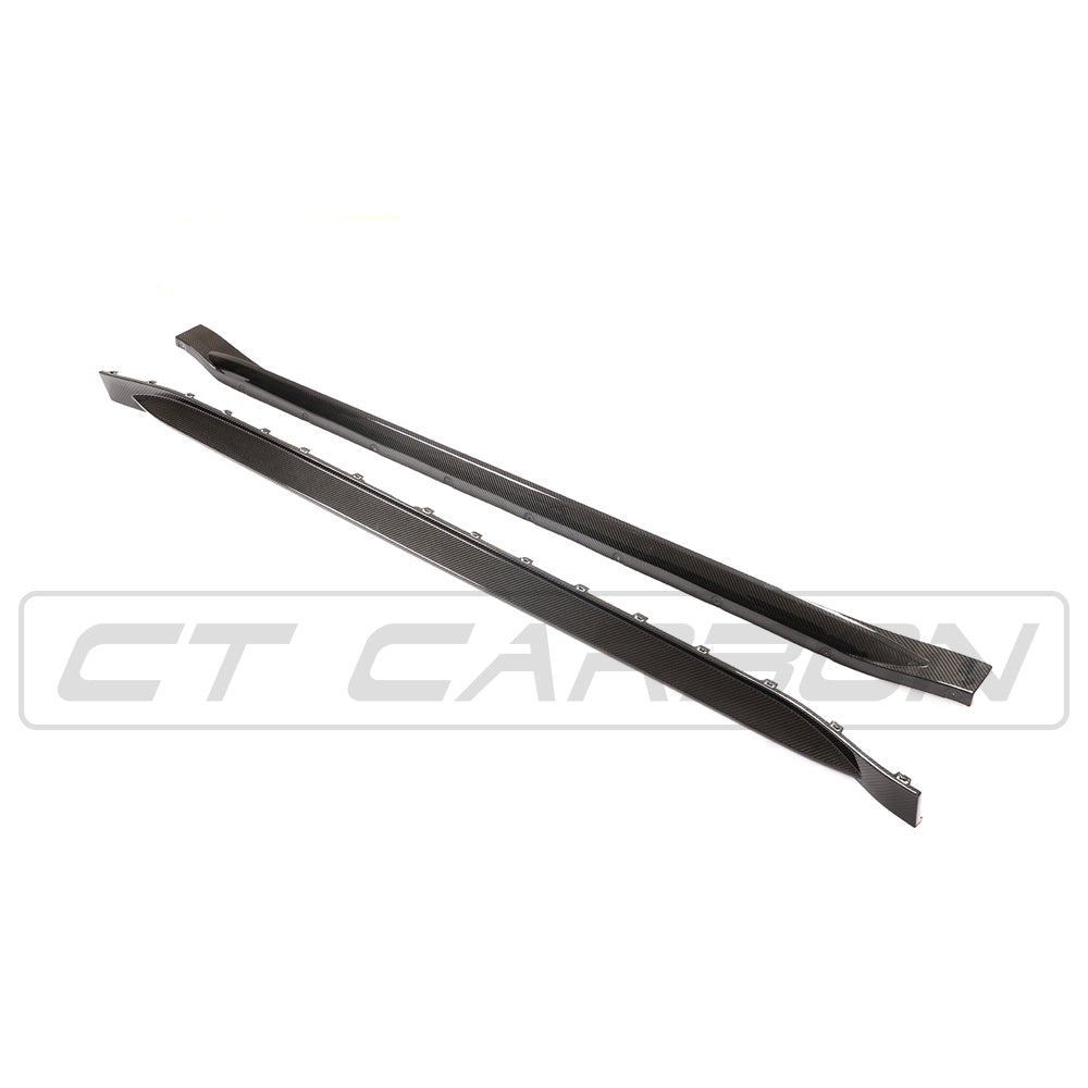 BMW M3 G80 CARBON FIBRE SIDE SKIRT REPLACEMENT - CT DESIGN