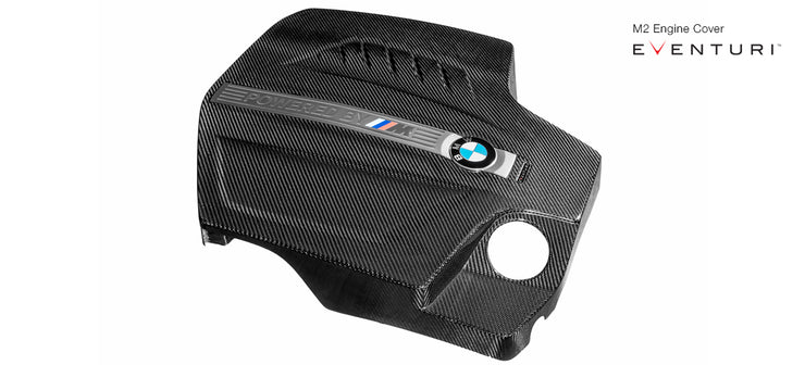 Eventuri - BMW F87 M2 N55 Black Carbon Engine Cover