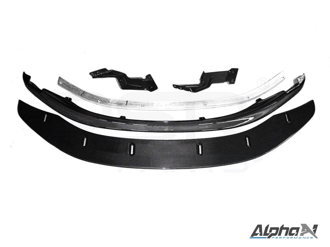 Alpha N - BMW M3 e9x Carbon Frontspoiler M3 GTS 5pcs. With Adjustable Spoiler